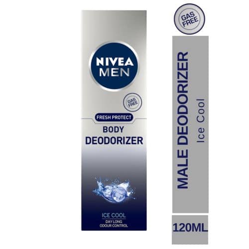 Nivea Men Ice Cool Body Deodorizer Deodorant, 120 ml