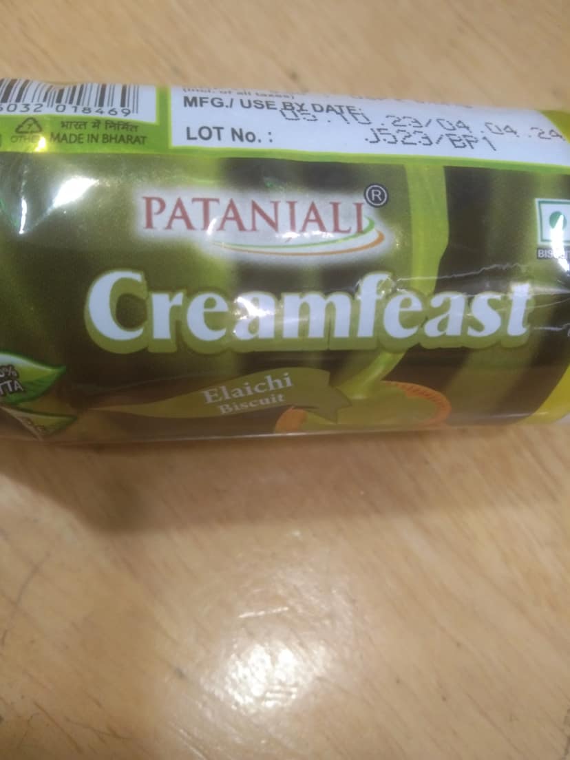 Patanjali Creamfeast Elaichi Biscuit