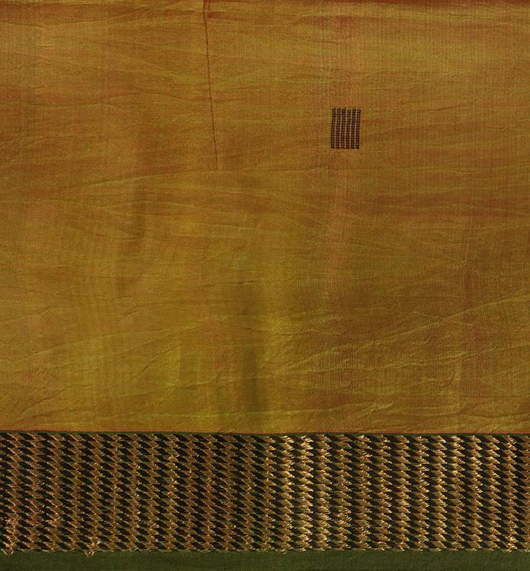 Traditional Handloom Maheshwari Silk-Blend Saree view 2