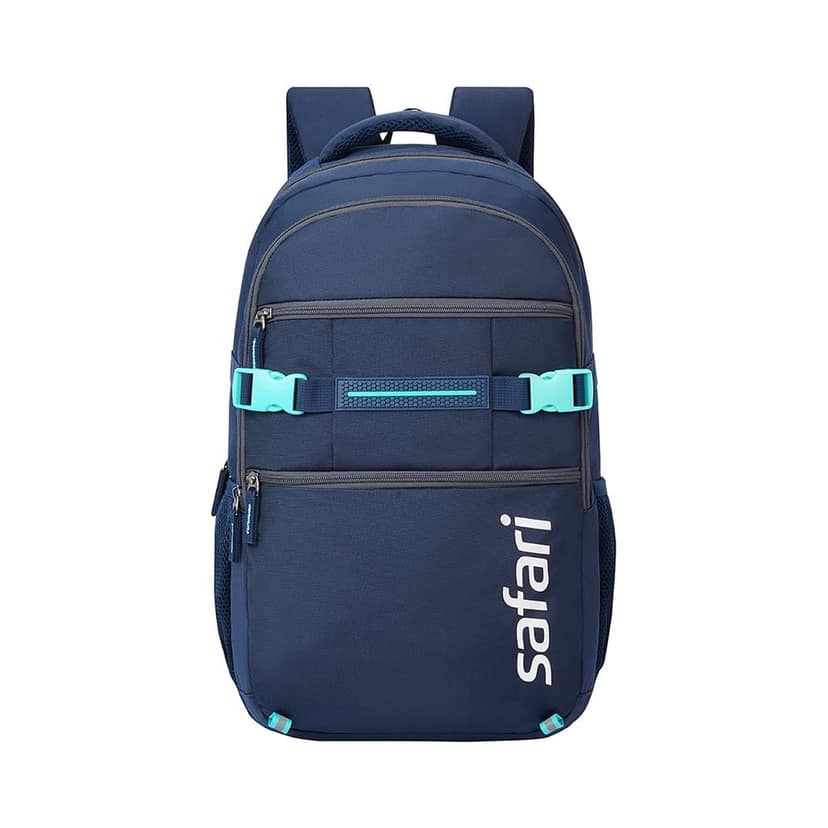 Surge 30L Laptop Backpack Bag for Men & Women, School Bag for Boys & Girls, Ideal for Office/School/College, 2 Compartment Backpack with Rain Cover, Bottle Holder, & Organizer, Color Blue view 2