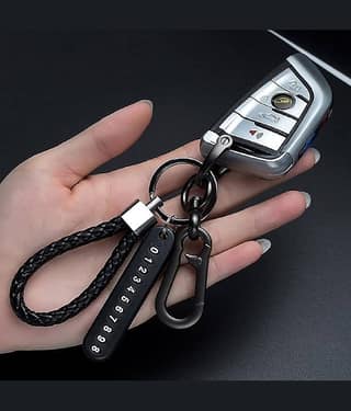 RAMDEV ENTERPRISE Black Bike Key Chain ( Pack of 1 )