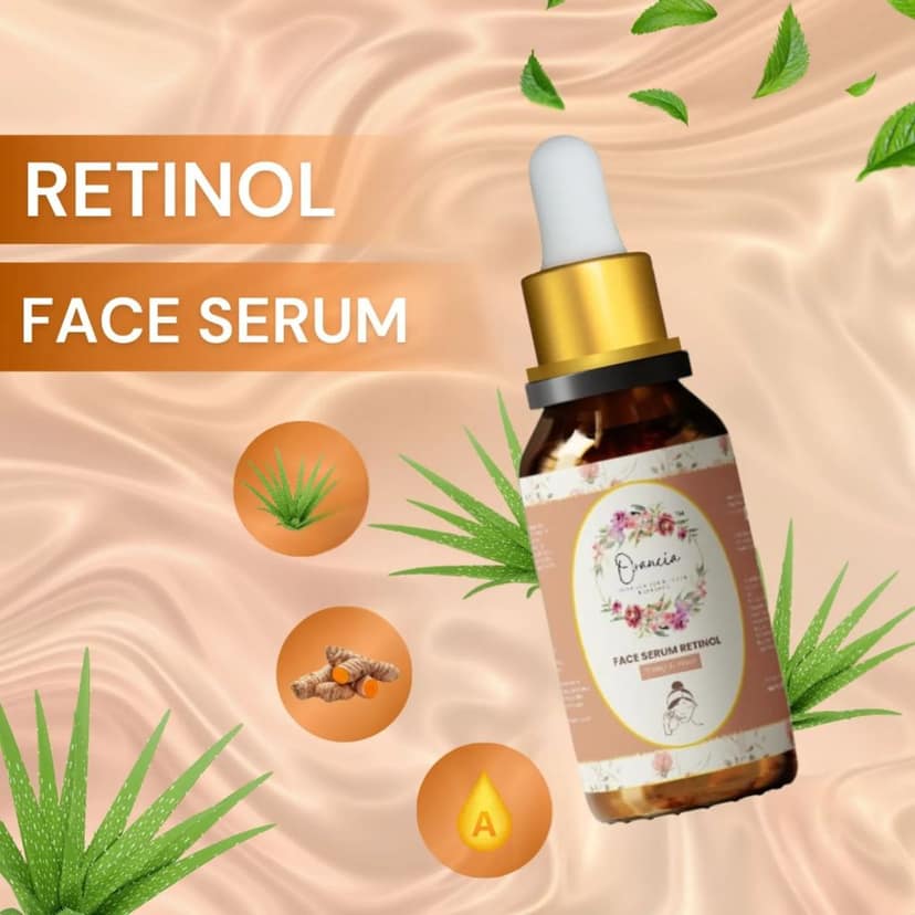 Orancia Retinol Complex Face Serum with Niacinamide | Multi-Peptides & Hyaluronic Acid | Reduces Fine Lines & Wrinkles, Boosts Collagen, Firms Skin, Youthful Radiance, Beginner-Friendly | 30ml view 2