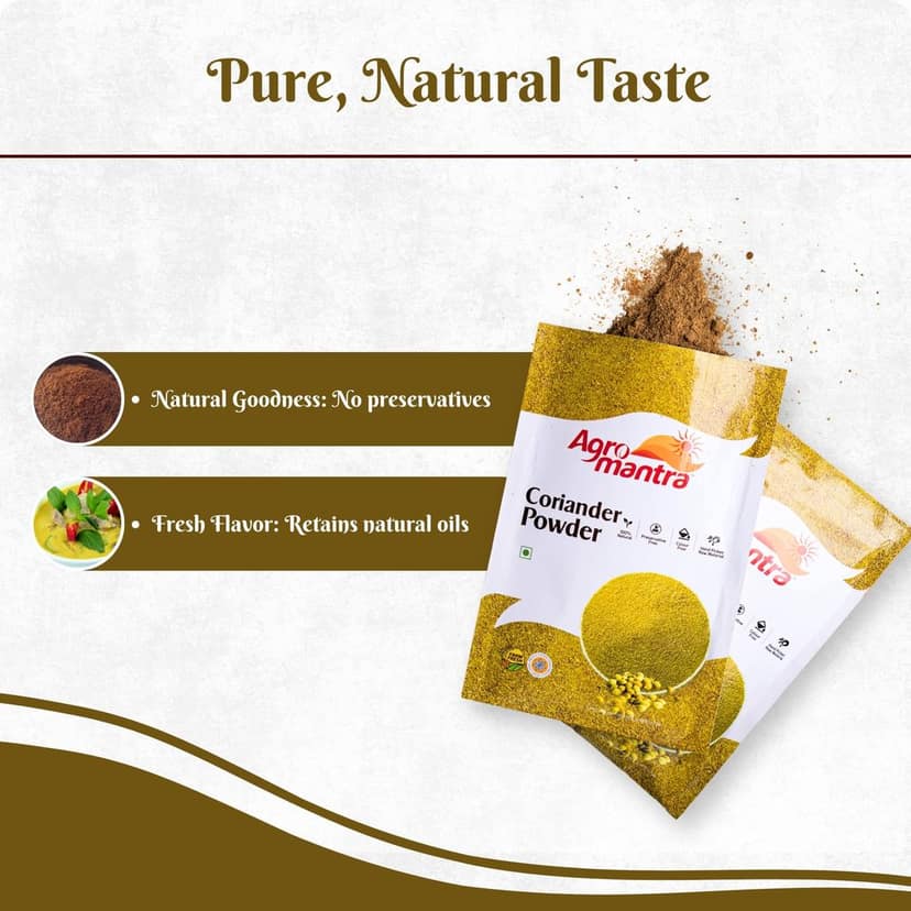 Agro Mantra Turmeric And Coriander Powder 500gm Each view 7