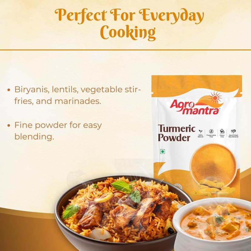 Agro Mantra Turmeric And Coriander Powder 500gm Each view 8