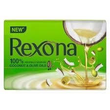 Rexona Coconut & Olive Oil Soap Bar, 100% Naturally Sourced, 100 G