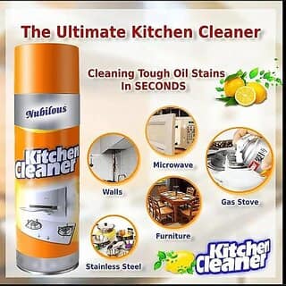 Multipurpose gas Foam Cleaner Kitchen Cleaner|Oil & Grease Stain Remover Chimney Spray| Bubble Cleaner All Purpose Foam Degreaser Spray |for Kitchen 500ML view 3