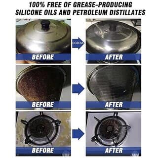 Multipurpose gas Foam Cleaner Kitchen Cleaner|Oil & Grease Stain Remover Chimney Spray| Bubble Cleaner All Purpose Foam Degreaser Spray |for Kitchen 500ML view 6