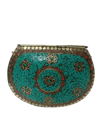 SHAKUNTLA VINTAGE Multi Coloured Sling Bag Clutch Purse for Girls Womens view 2