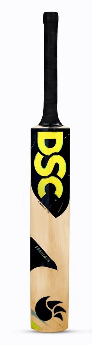 DSC Wildfire Flicker Kashmir Willow Cricket Bat for Tennis Ball Cricket: Lightweight with Massive Edges and Extended Power Zone (Size - 2, Packing - 1 Unit) by Total Sporting And Fitness Solutions Pvt Ltd
