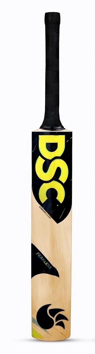 DSC Wildfire Flicker Kashmir Willow Cricket Bat for Tennis Ball Cricket: Lightweight with Massive Edges and Extended Power Zone (Size - 2, Packing - 1 Unit) by Total Sporting And Fitness Solutions Pvt Ltd