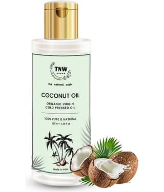 TNW - The Natural Wash Virgin Coconut Oil For Strong Hair And Soft Skin, 100Ml