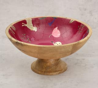 India Circus Magenta Biome Mystique Fruit Bowl