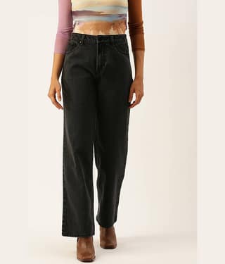 Bene Kleed Women High-Rise Relaxed Fit Jeans