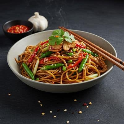 Brunt Garlic Veg Noodles