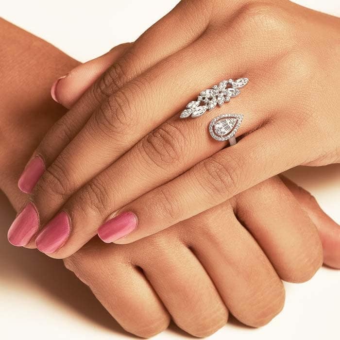 Silver Glamorous Ring view 2