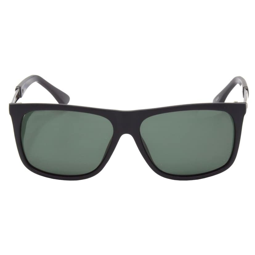 Hrinkar Green Rectangular Stylish Goggles Black Frame Polarized Sunglasses for Men & Women - HRS499-BK-GRN-P view 2