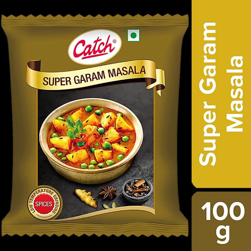 Catch Super Garam Masala - Adds Flavour & Aroma, 100 G Pouch