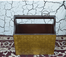 Creative Handicrafts Wooden Letter Rack and News Paper Holder | Multipurpose Basket view 2