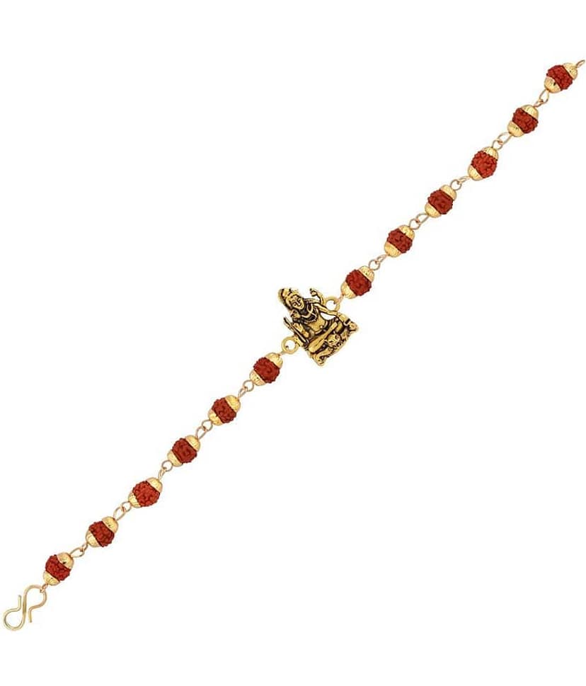 Bracelet Rudraksh "Shiv Ji" For Mens And Boys