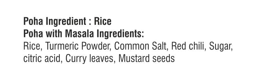 GM Foods Classic Poha, 500 grams (Masala Inside) | Source of Fibre & Protein | White Thick Poha Healthy Food | Flattened with Rice/Atukulu | No MSG, Artificial Colors & No Preservatives view 3