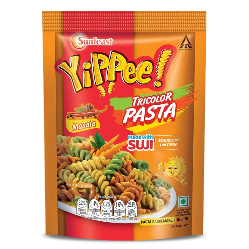 YiPPee! Instant Pasta - Tricolor Masala