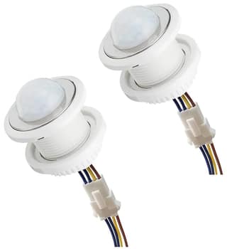 LOREM Mini Motion Sensor Light Switch 110-220V PIR Sensor Smart Motion Detection with Time Delay Adjustable Infrared Induction Detector SN02