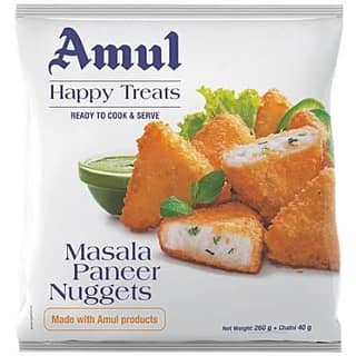 AMUL MASALA PANEER NUGGETS 300GM