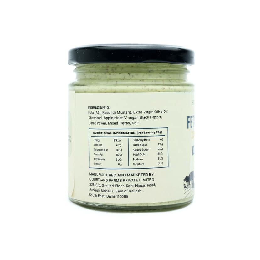 Feta Dressing Kasundi Mustard 200G view 4