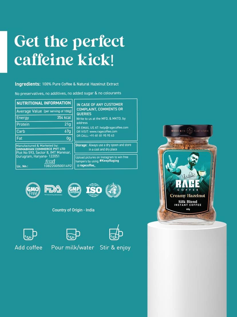 Rage Coffee Silk Blend Creamy Hazelnut view 2