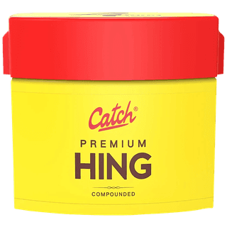Catch Premium Hing - Compounded, Rich In Aroma & Flavour, 12 G Bottle