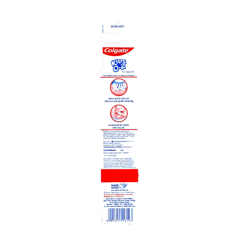 Colgate Kids 0-2 Extra Soft Tooth Brush view 2
