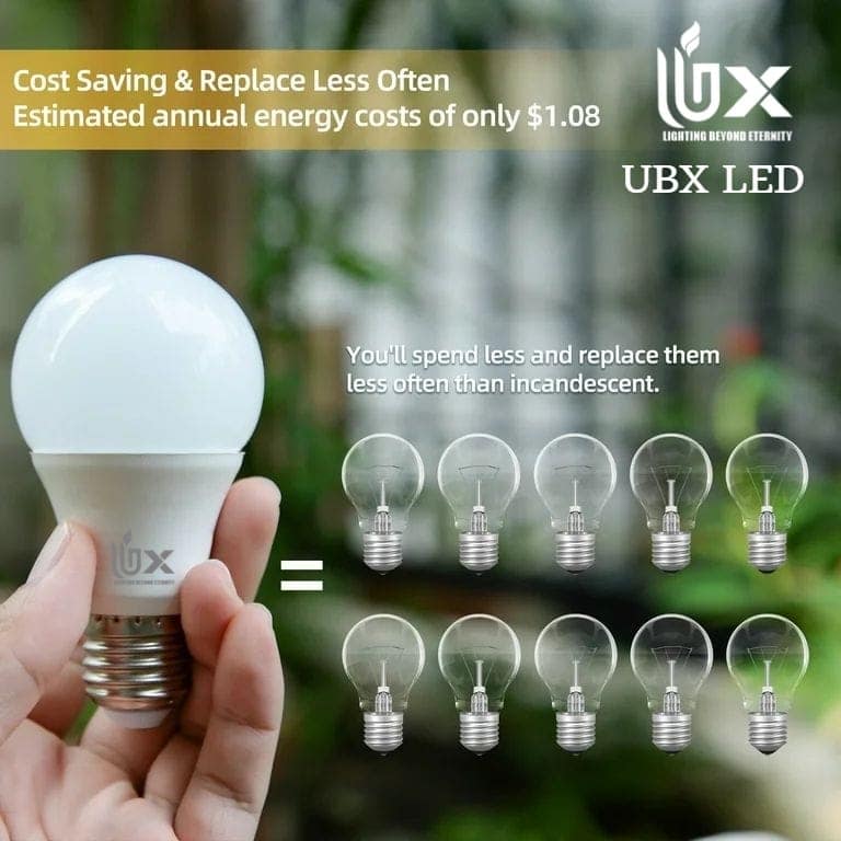UBX 9W LED Bulb for Home & Office |White | E27 Base | Pack of 06 view 2