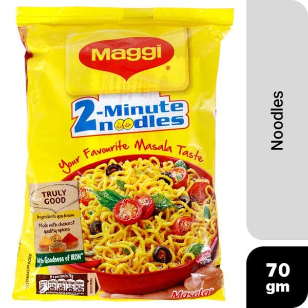 Maggi 2 Minute Masala Noodles 70 Gms