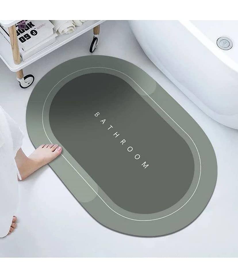 Alphonso Anti-skid Rubber Bath Mat 40x60 cm ( Pack of 1 ) - Assorted