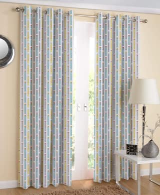 AIRWILL Cotton Eyeleted 7ft Door Curtains (Pack of 2)