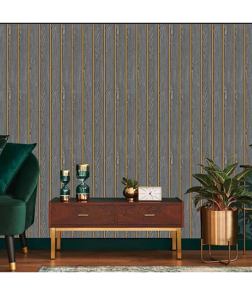 Floral Self-Adhesive Wallpaper (45x500 cm) – PVC Peel & Stick Wall Decal for Living Room, Bedroom, Kitchen & Furniture Makeover view 2