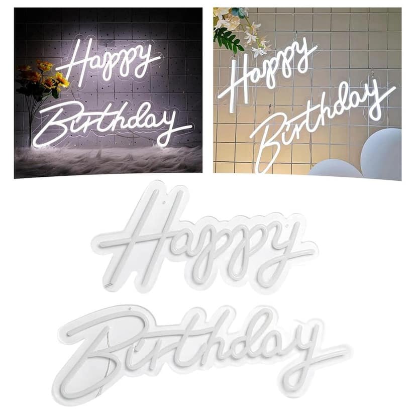 LED Neon Sign neon Lamp Birthday Party Wall Art Deco| Home & Garden | Lamps, Lighting & Ceiling Fans | String Lights, Fairy Lights | String Lights, Fairy LightsArt Decoration 18 x 12 inch view 2
