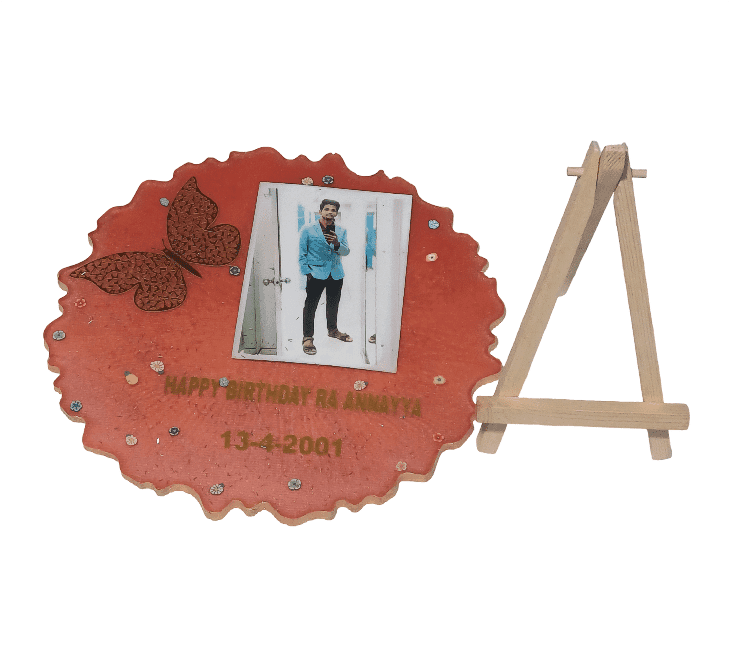 Personalized Butterfly Photo Frame - Unique Gift view 3