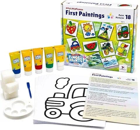 TOYKRAFTT My Little Picasso First Paintings Finger Painting Kit view 2