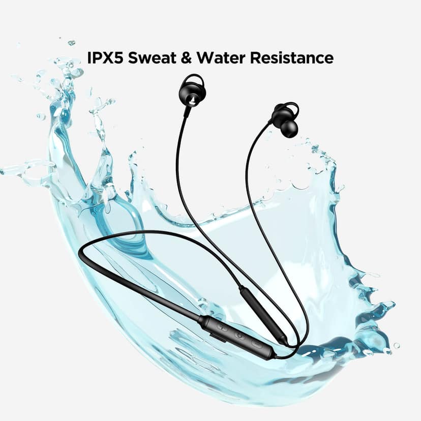 boAt Rockerz 245 V2 | Wireless Bluetooth Earphone with 12mm Dynamic Audio Drivers, Up to 8 Hours of Uninterrupted Music, Fast Charging Black view 3