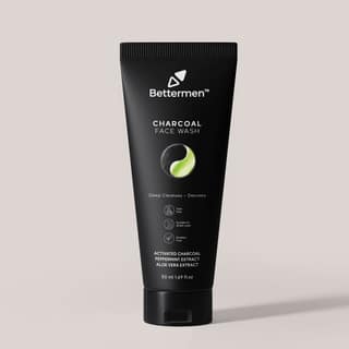 Bettermen Activated Charcoal Face Wash 50mL