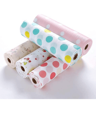 Printing Polka DOT Antibacterial Cabinet Plastic Foam Household Wardrobe Moisture Drawer Pad Waterproof Non-Slip Paper Kitchen Cupboard Liners Roll Mat (30 * 300Cm),Multicolour, 1 Pcs Random