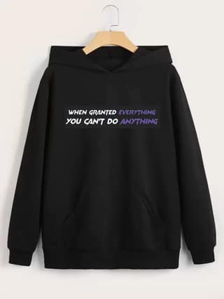 Jujutsu Kaisen Satoru Gojo Black Anime Graphic Hoodie