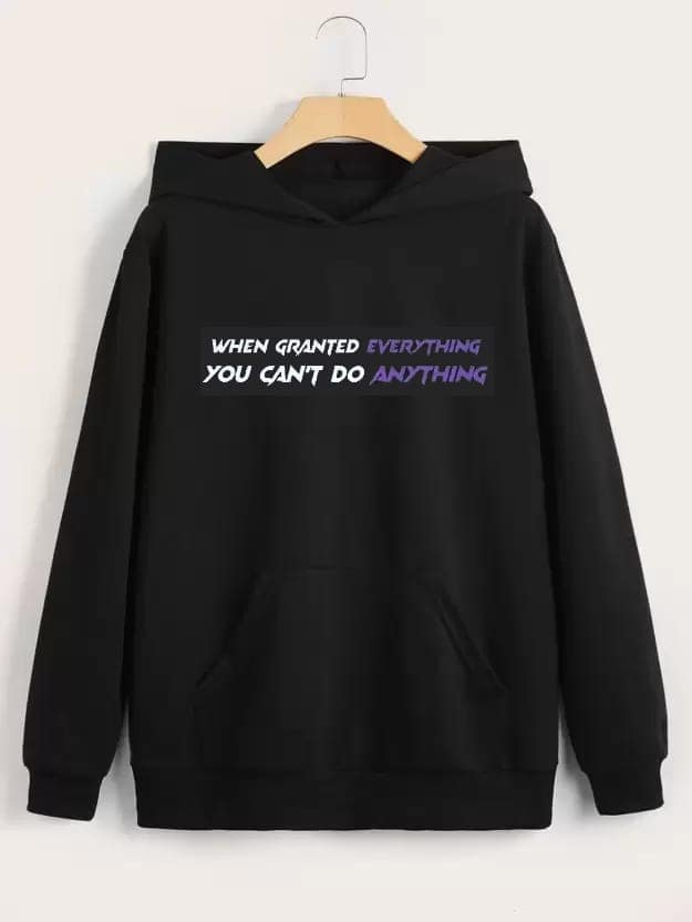Jujutsu Kaisen Satoru Gojo Black Anime Graphic Hoodie
