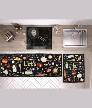 Aazeem Multi Runner Set of 2 Polyester Abstract Other Sizes Ft