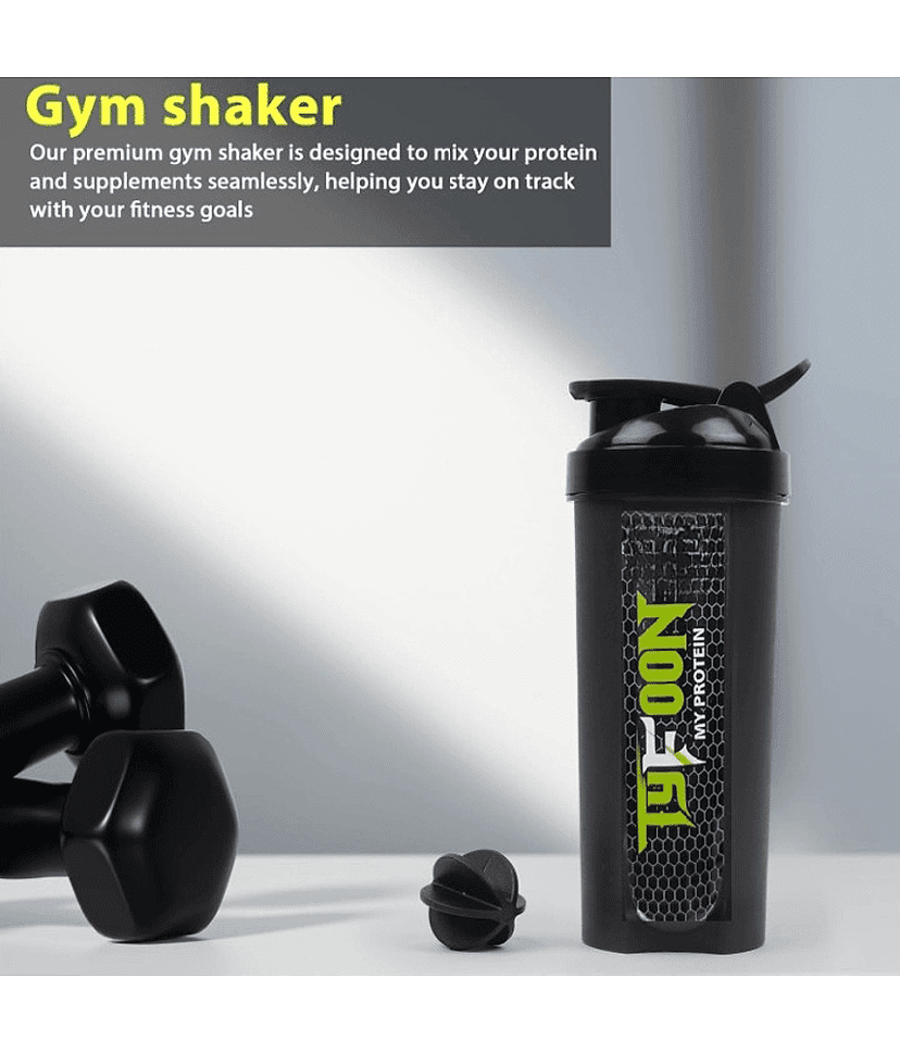 HORSE FIT Plastic Gym Typhoon Spider Shaker Bottle 700ML | 100% Leakproof Guarantee | BPA-Free Sipper Bottle for Protein, Pre-Workout, and BCAAs | Ideal for Fitness Enthusiasts – Multicolor view 2