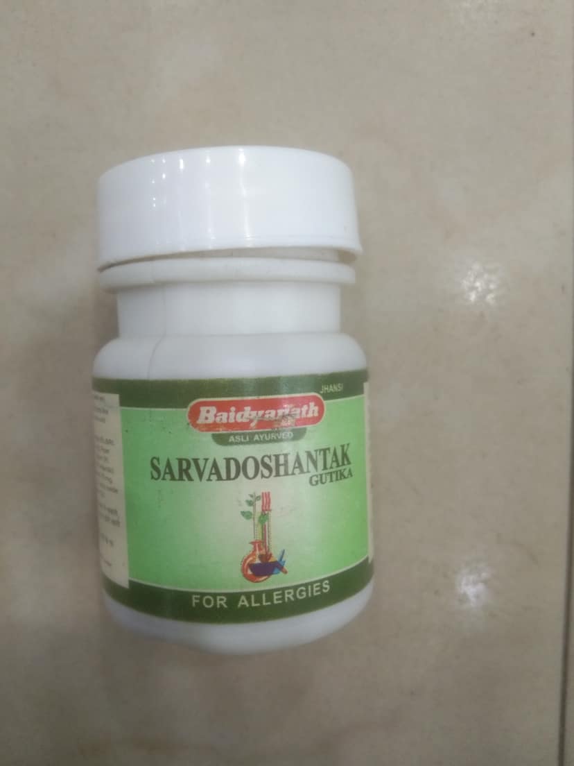 Baidyanath Asli ayurved Sarvadoshantak Gutika For allergies