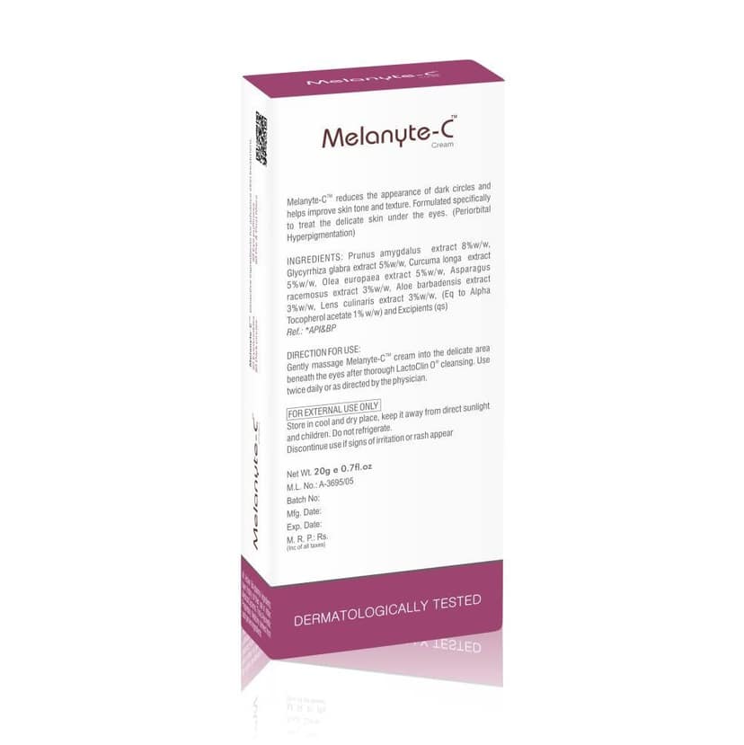 Vegetal Melanyte-C -Under Eye Dark Circle Cream- 20g. view 2