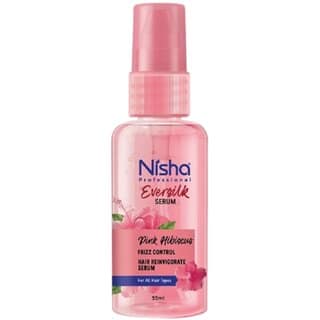 Nisha Hair Serum Pink Hibiscus serum 55ml Hair Serum For Dry Frizzy Hair