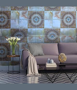 Jaamso Royals Abstract Wallpaper ( 100 x 60 ) cm ( Pack of 1 )